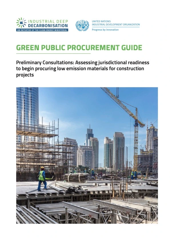 Green Public Procurement Pledge - Preliminary Consultations cover