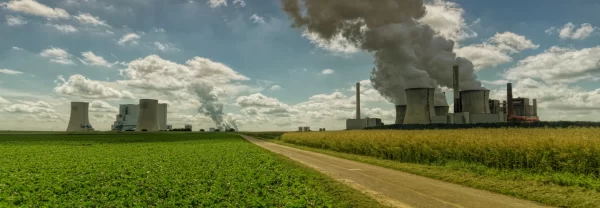 What is the industry sector’s share of global greenhouse gas emissions banner